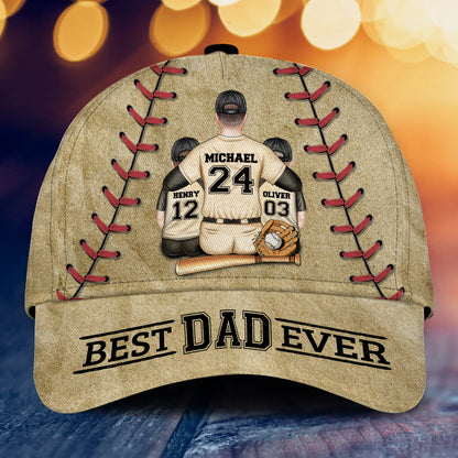 Best Dad Ever - Personalized Baseball Classic Cap