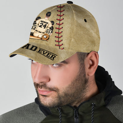 Best Dad Ever - Personalized Baseball Classic Cap