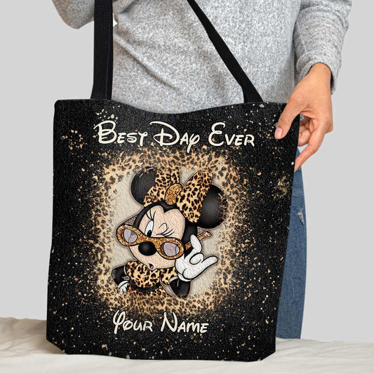 Best Day Ever Lovely Mouse Ears - Personalized Mouse Tote Bag