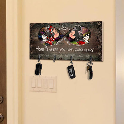 Home Is Where You Hang - Personalized Mouse Key Rack