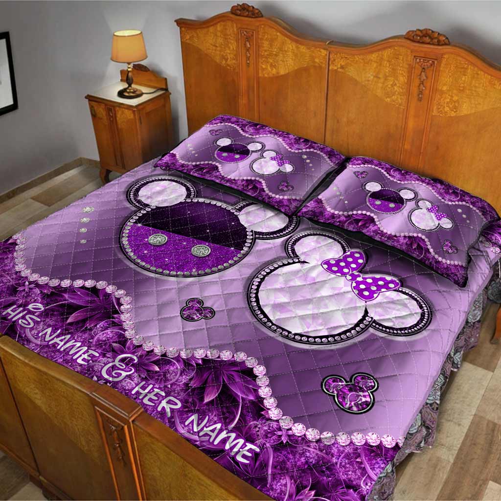 You & Me We Got This - Personalized Mouse Quilt Set