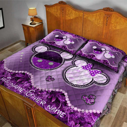 You & Me We Got This - Personalized Mouse Quilt Set