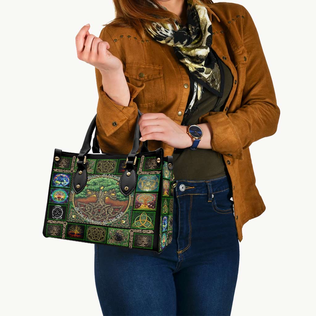 Earth Witch - Personalized Witch Leather Handbag