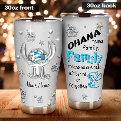 Ohana Means Family - Personalized Ohana Tumbler
