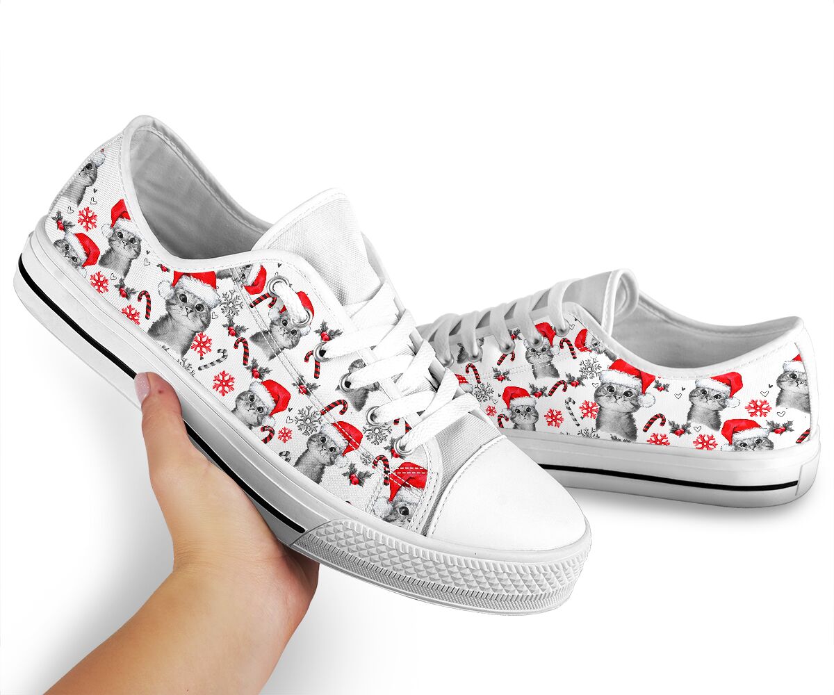 Cat Christmas Cat Low Top Shoes 0622