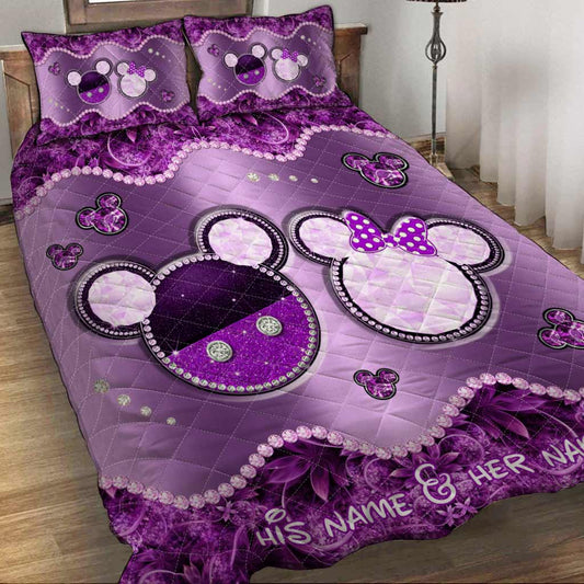 You & Me We Got This - Personalized Mouse Quilt Set