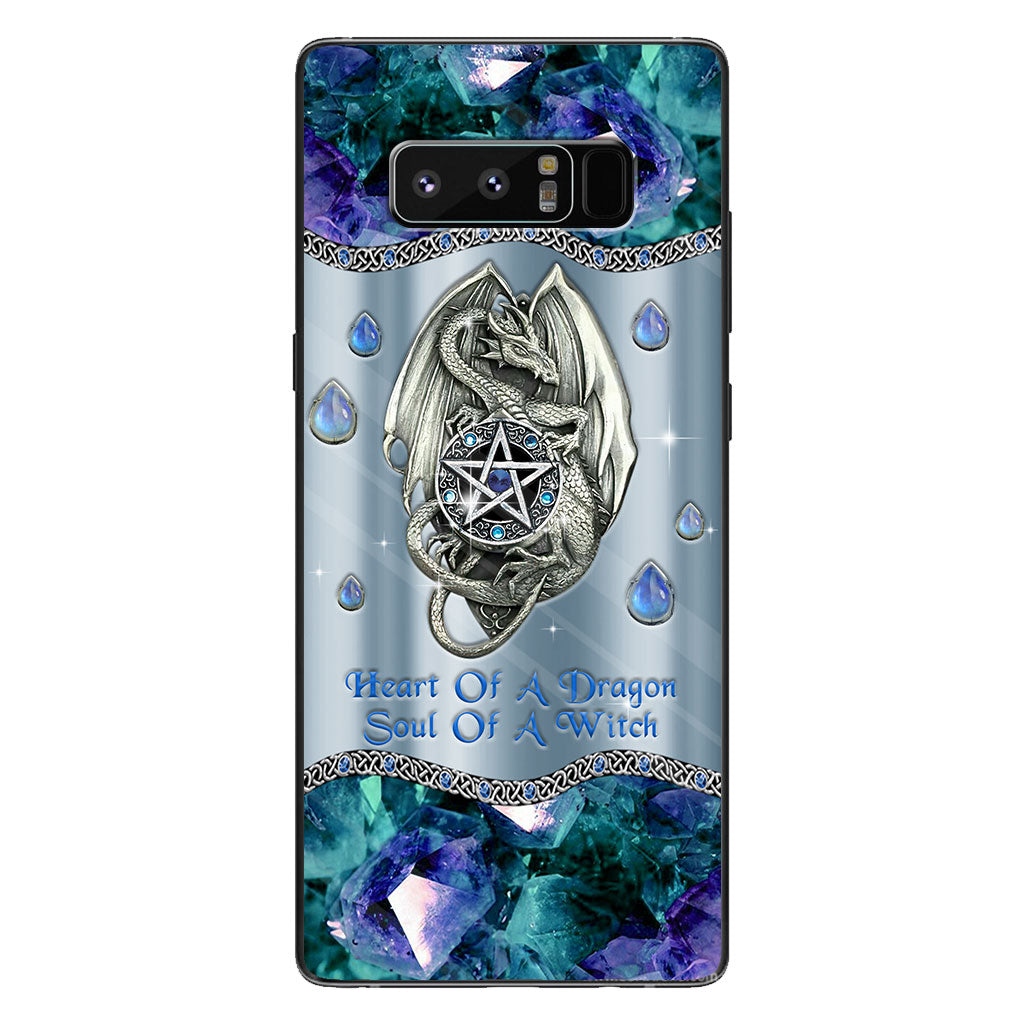 Heart Of A Dragon Soul Of A Witch 3D Pattern Print Phone Case
