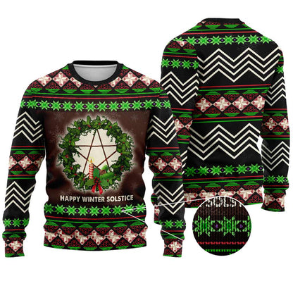Happy Winter Solstice - Christmas Witch Sweater
