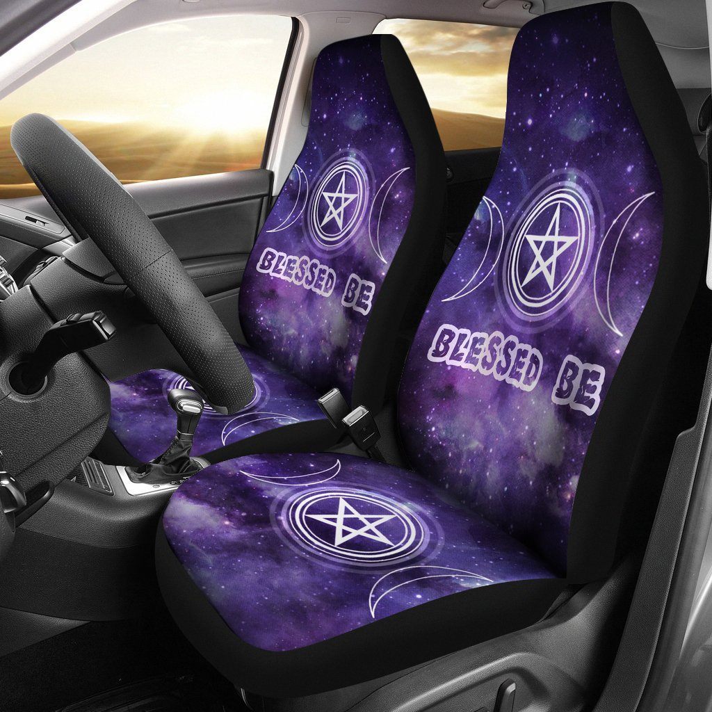 Blessed Be - Witch Seat Covers 0822