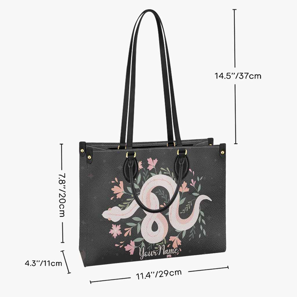 Witchy Snake - Personalized Witch Leather Handbag