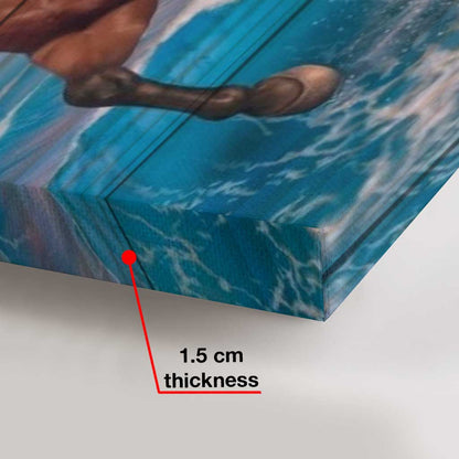 I Can't Say - Personalized Couple Horse Canvas And Poster