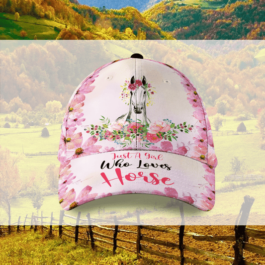 Just A Girl Who Love Horse Horse Classic Cap 0523