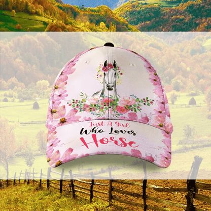 Just A Girl Who Love Horse Horse Classic Cap 0523