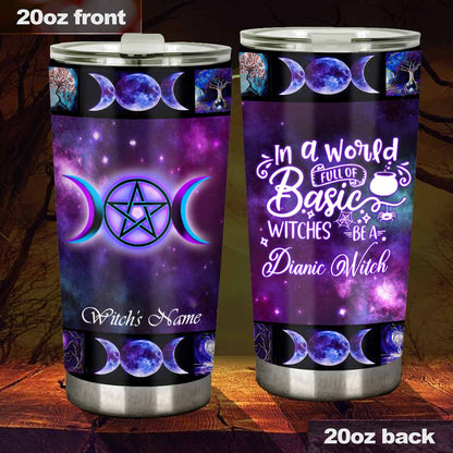 Be A Witch Types Of Witches - Personalized Tumbler