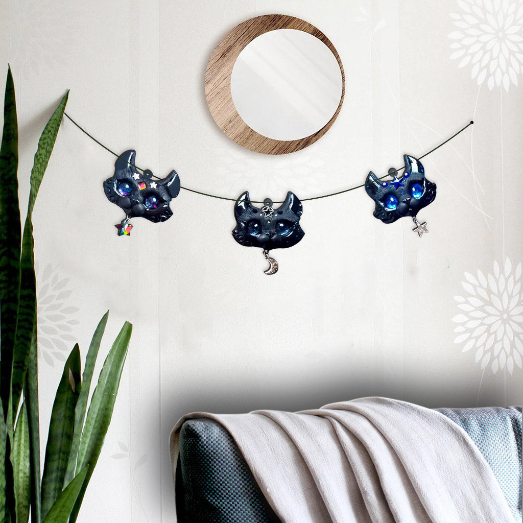 Magic Cat - Witch 3 Pieces Garland