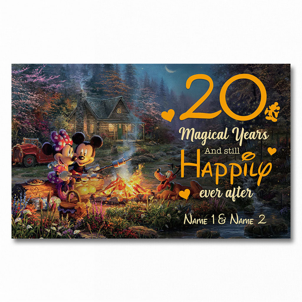 Still Happily Ever After - Personalized Couple Mouse Poster