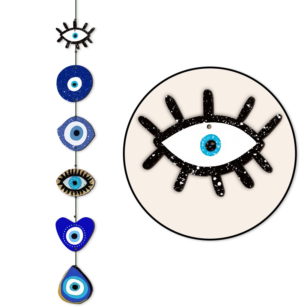 Evil Eyes Witch - 6 Pieces Garland