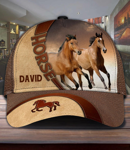 Horses Lover Personalized Horse Classic Cap 0523