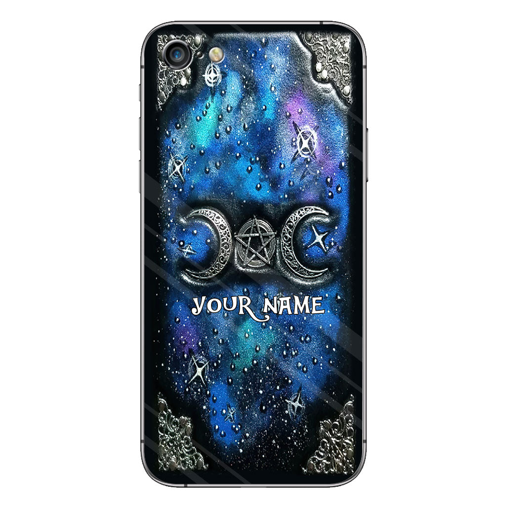 Tripple Moon Silver - Personalized Witch Phone Case