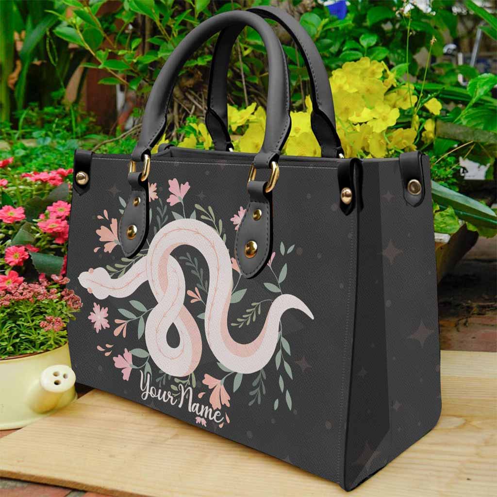 Witchy Snake - Personalized Witch Leather Handbag