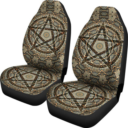 Pentacle Wicca - Witch Seat Covers 0822