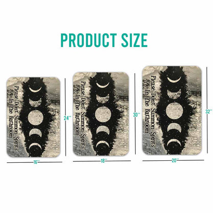 Please Don't Summon Spirits In The Bathroom - Witch Bath Mat