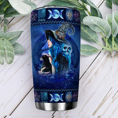 Blue Witch By Nature - Witch Tumbler 0822