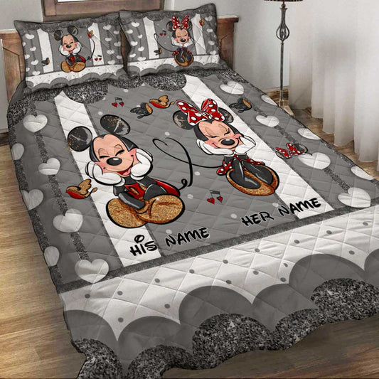 I'm Yours - Personalized Mouse Quilt Set