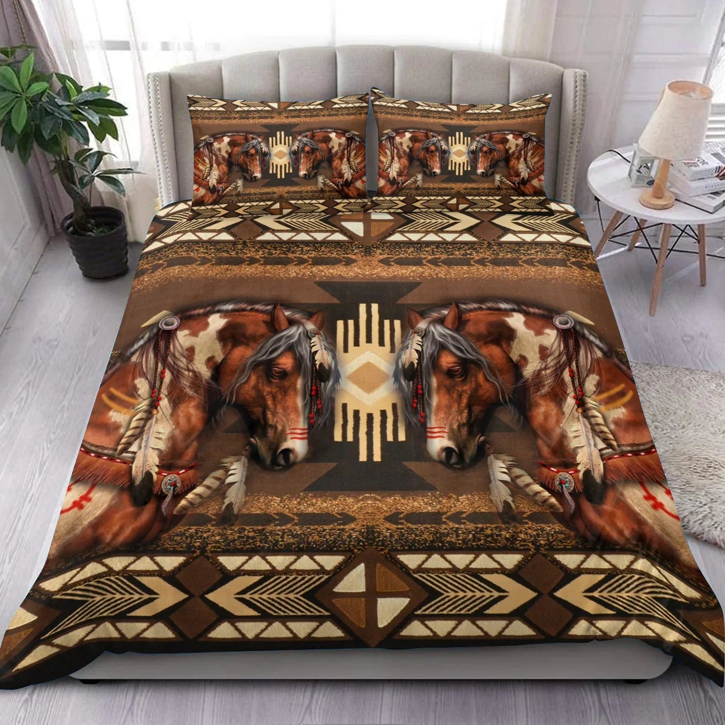 Love Horse Horse Bedding Set 0523