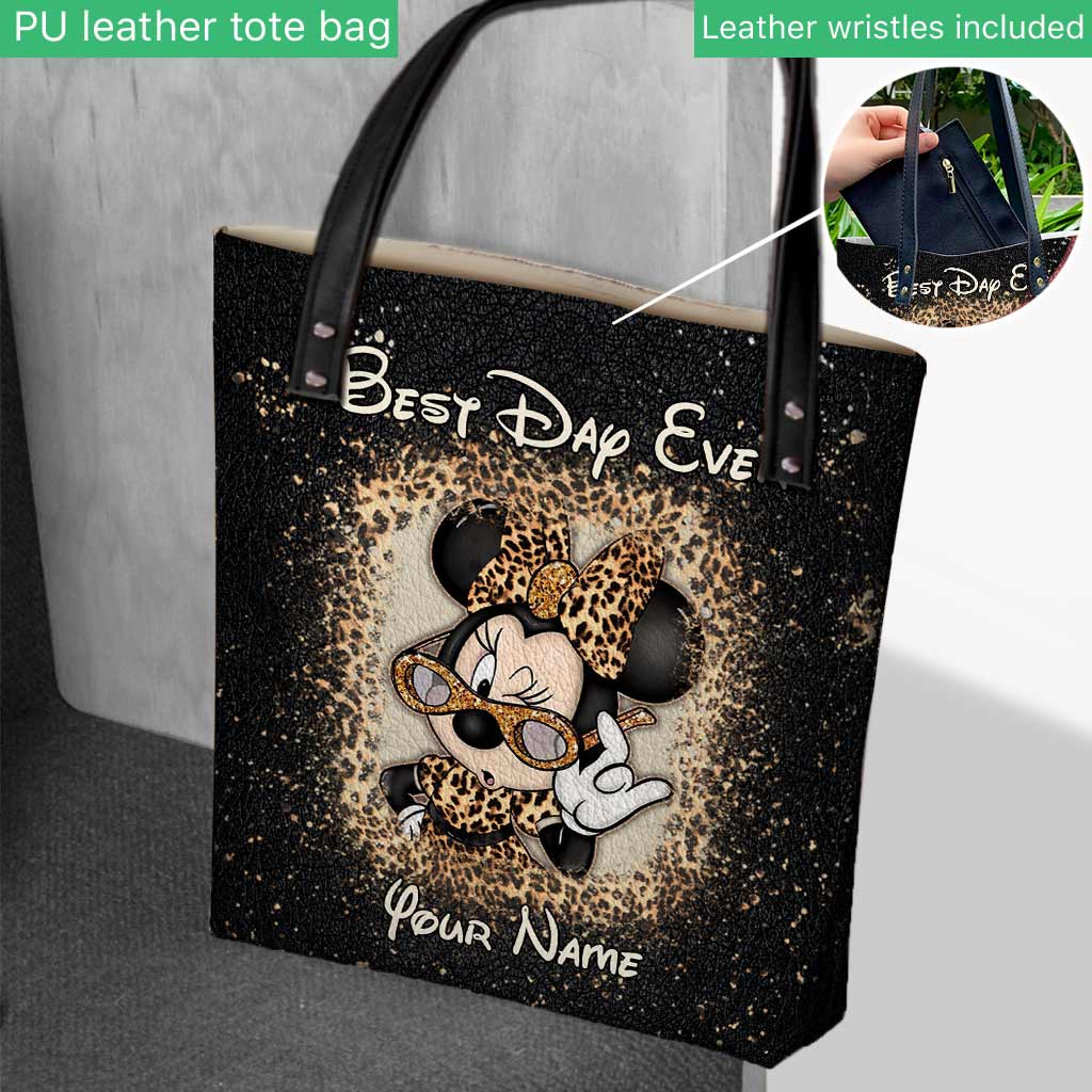Best Day Ever Lovely Mouse Ears - Personalized Mouse Tote Bag