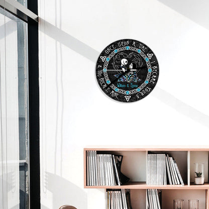 Once Upon A Time I Became Yours - Personalized Nightmare Wall Clock