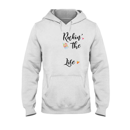 Rockin' The Nana Life - Personalized Grandma T-shirt and Hoodie 0921