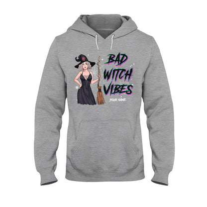 Bad Witch Vibes - Personalized Witch T-shirt and Hoodie