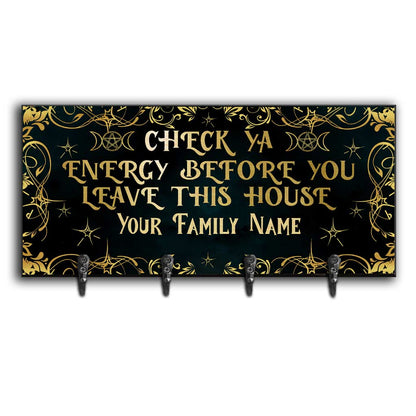 Check Ya Energy - Personalized Witch Key Rack