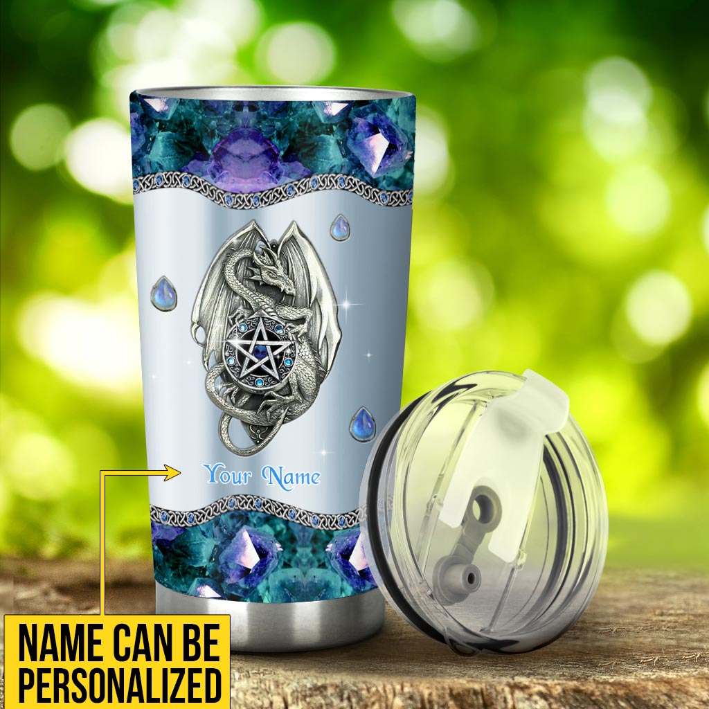 Heart Of A Dragon Soul Of A Witch Personalized 3D Pattern Print Tumbler