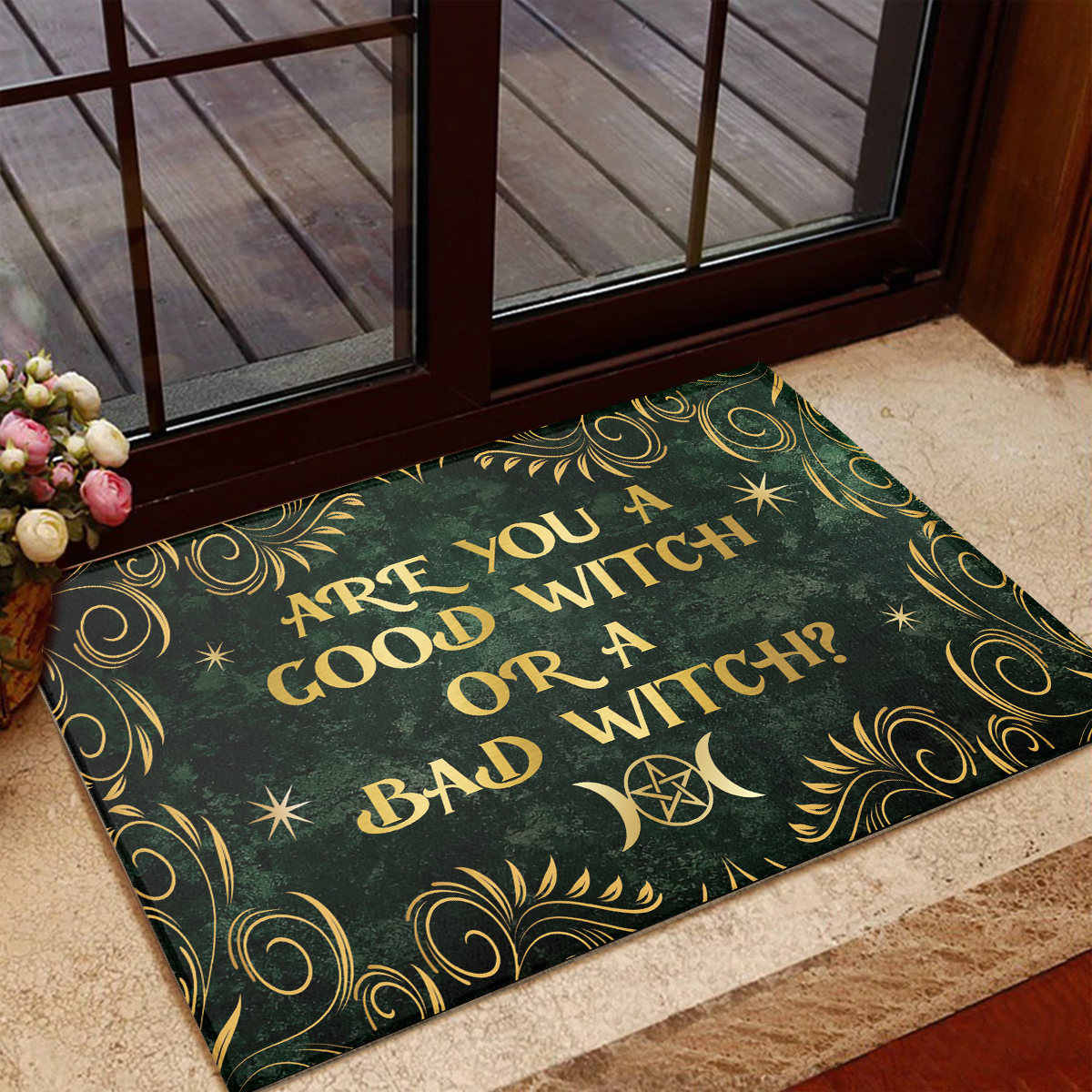 Are You A Good Witch Or A Bad Witch - Witch Doormat 0822