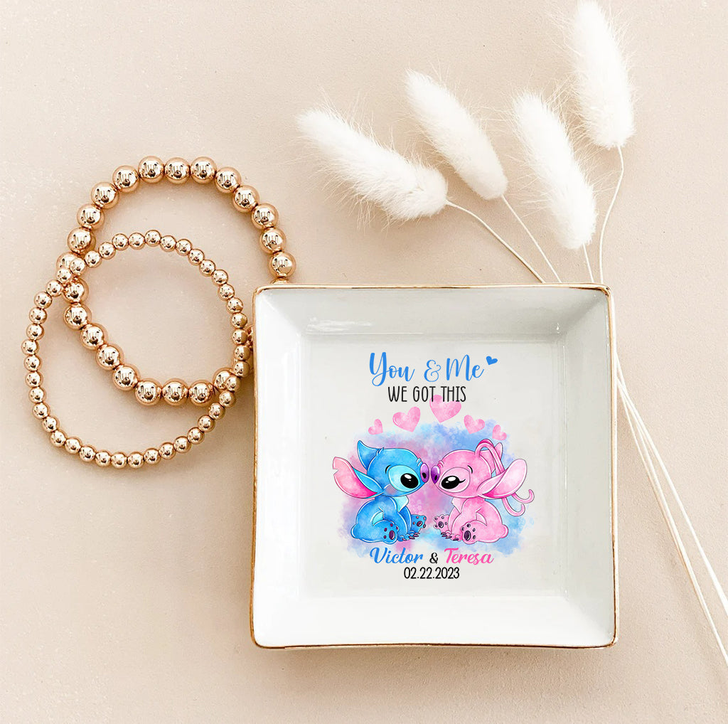 I'm Yours - Personalized Couple Ohana Jewelry Dish
