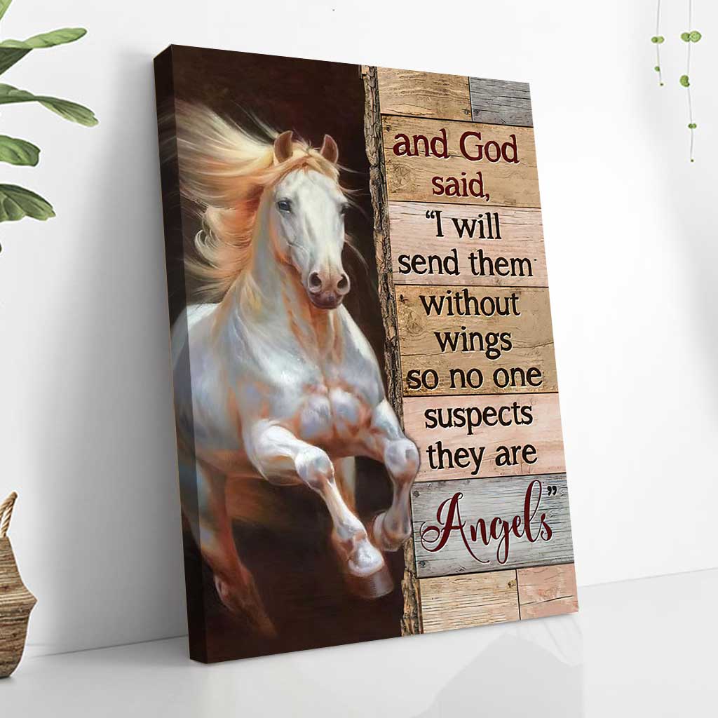 They Are Angels - Horse Poster