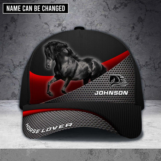 Black Horse - Personalized Horse Classic Cap 0823