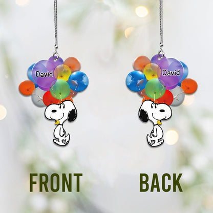 Happy Life - Personalized Car Ornament