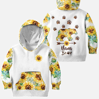 Grandma Bear - Personalized Mother's Day All Over T-shirt and Hoodie