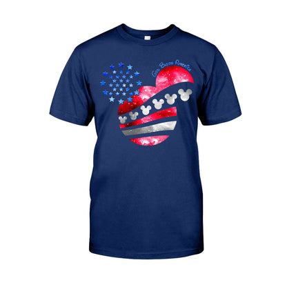 God Bless America Mouse Ears - Independence Day T-shirt and Hoodie
