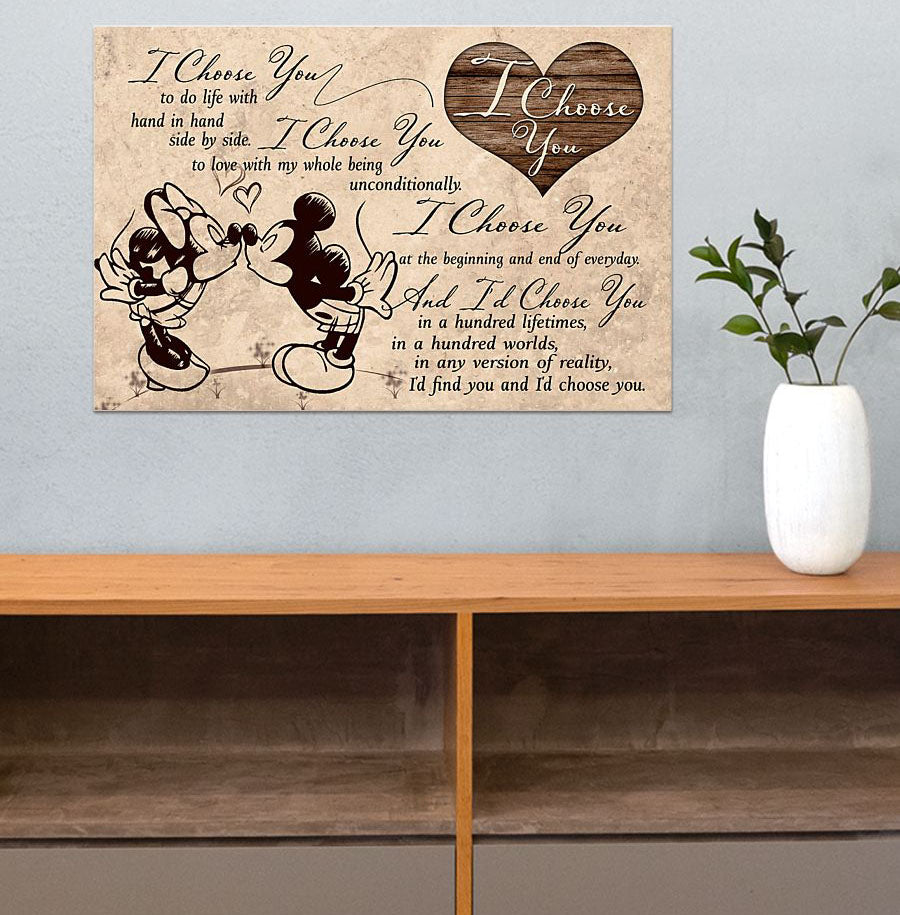 I Chose You - Mouse Poster