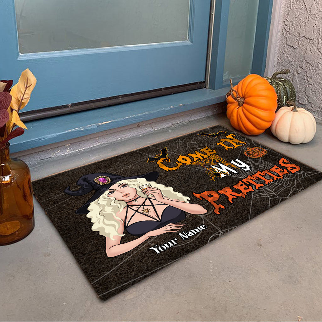Come In My Pretties - Personalized Halloween Witch Doormat