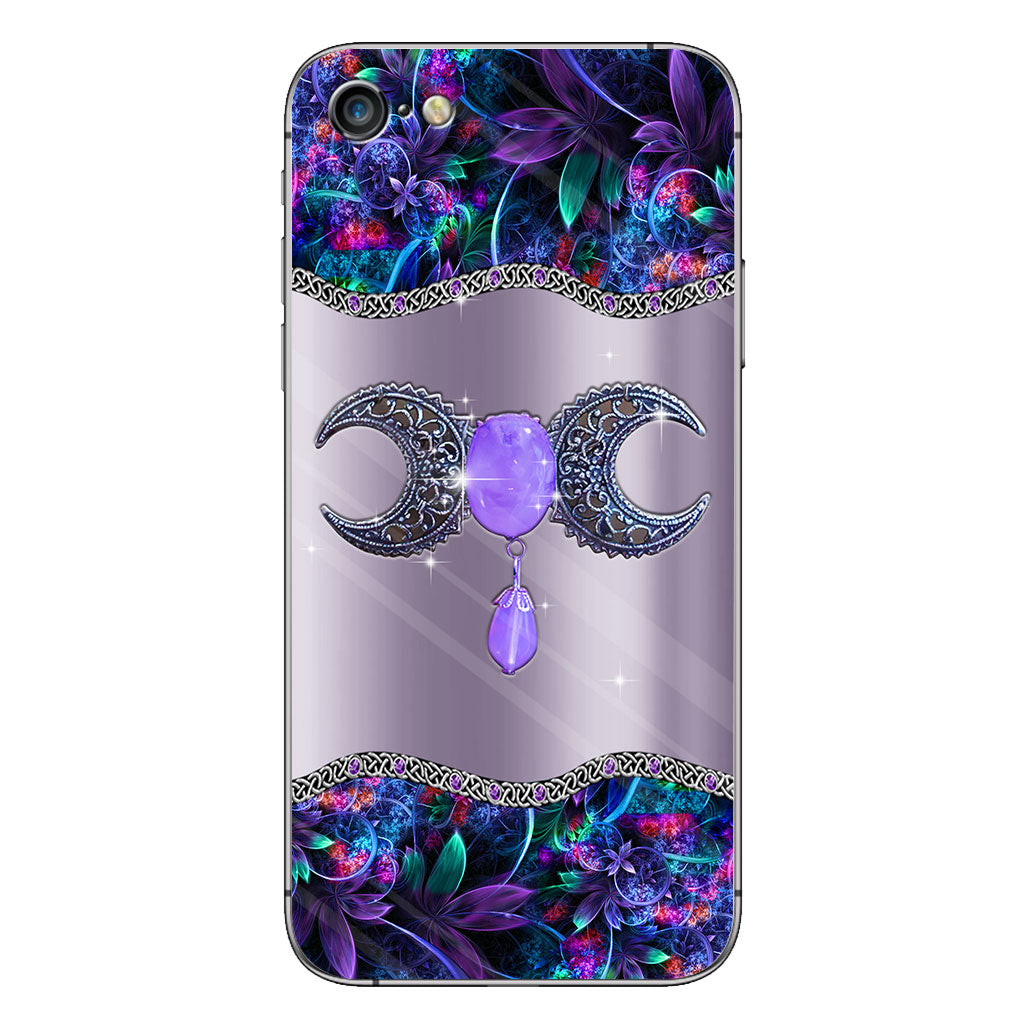 Mystery Witch Triple Moon - Personalized Phone Case With 3D Printed