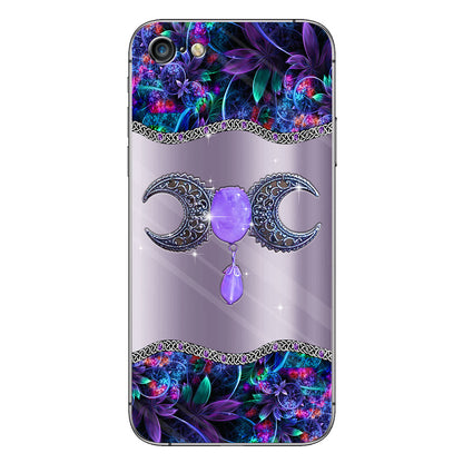 Mystery Witch Triple Moon - Personalized Phone Case With 3D Printed
