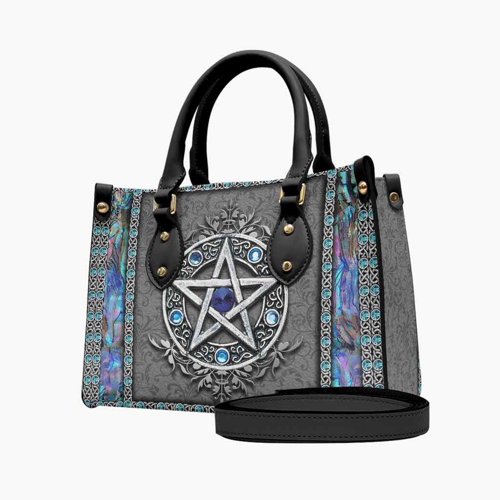 Divine Witch Pentacle - Leather Handbag