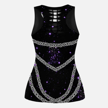 Witch Please - Hollow Tank Top and Women Shorts