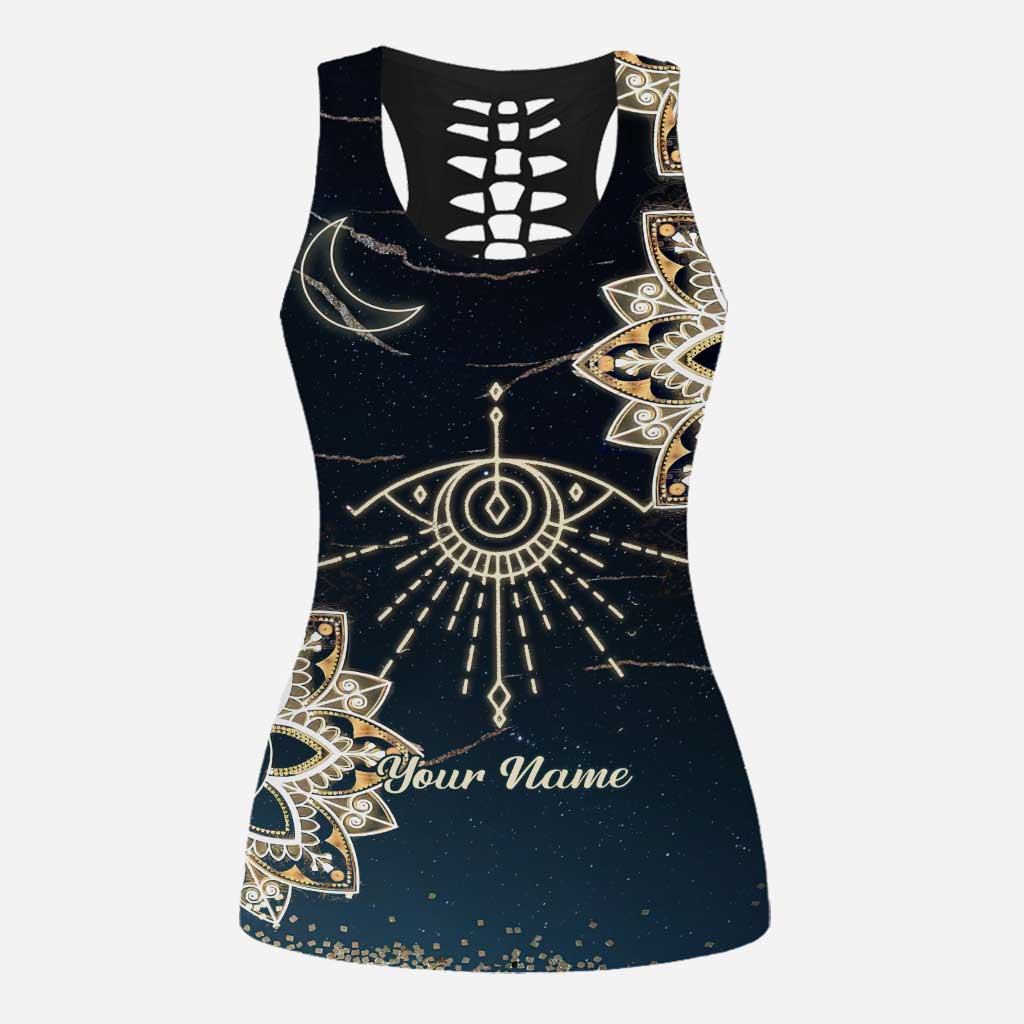 Eye Of Providence - Personalized Witch Hollow Tank Top and Women Shorts