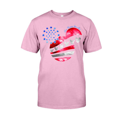 God Bless America Mouse Ears - Independence Day T-shirt and Hoodie